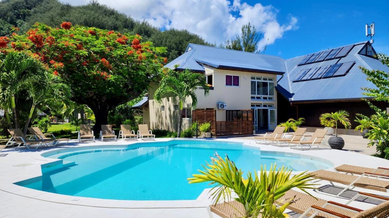 Hotel Hibiscus Papetoai Exterior foto